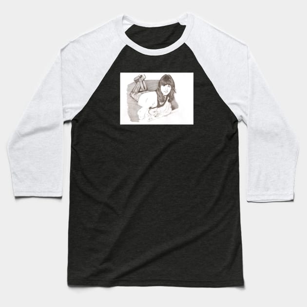 Elisabeth Sladen Baseball T-Shirt by Grant Hudson